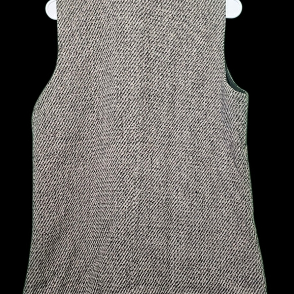 Boutique Elegant Tweed Vest Size Large PTP 22 - Picture 4 of 4